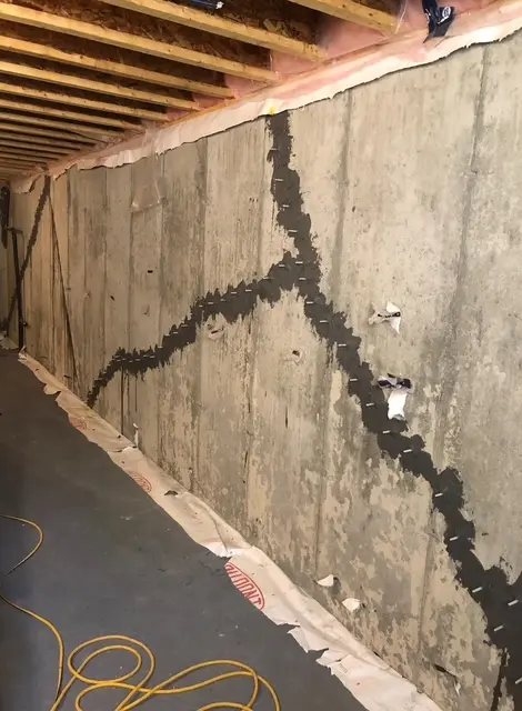 Crack Injection Foundation Crack Repair.